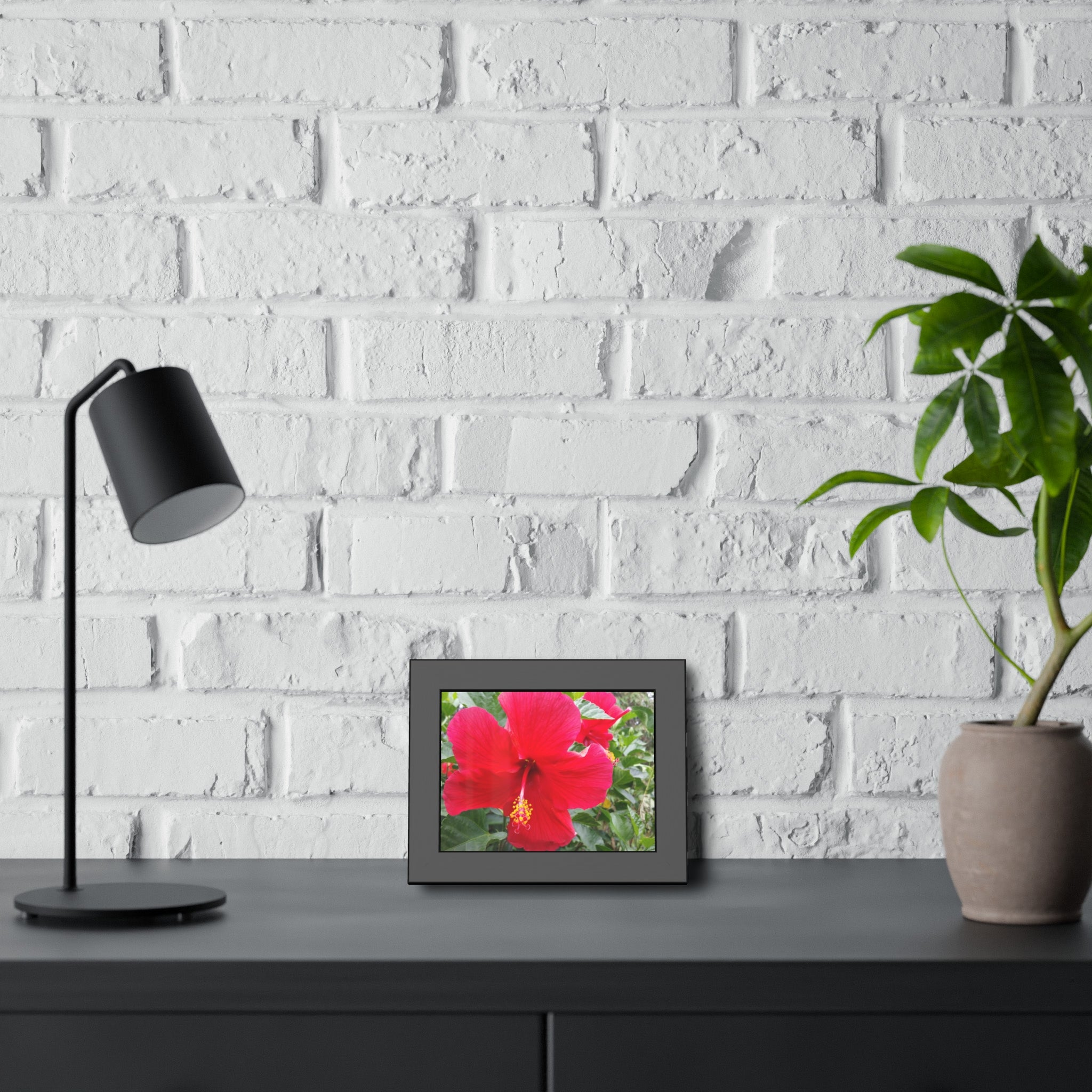 The Southern Flame —Red Hibiscus Wall Art