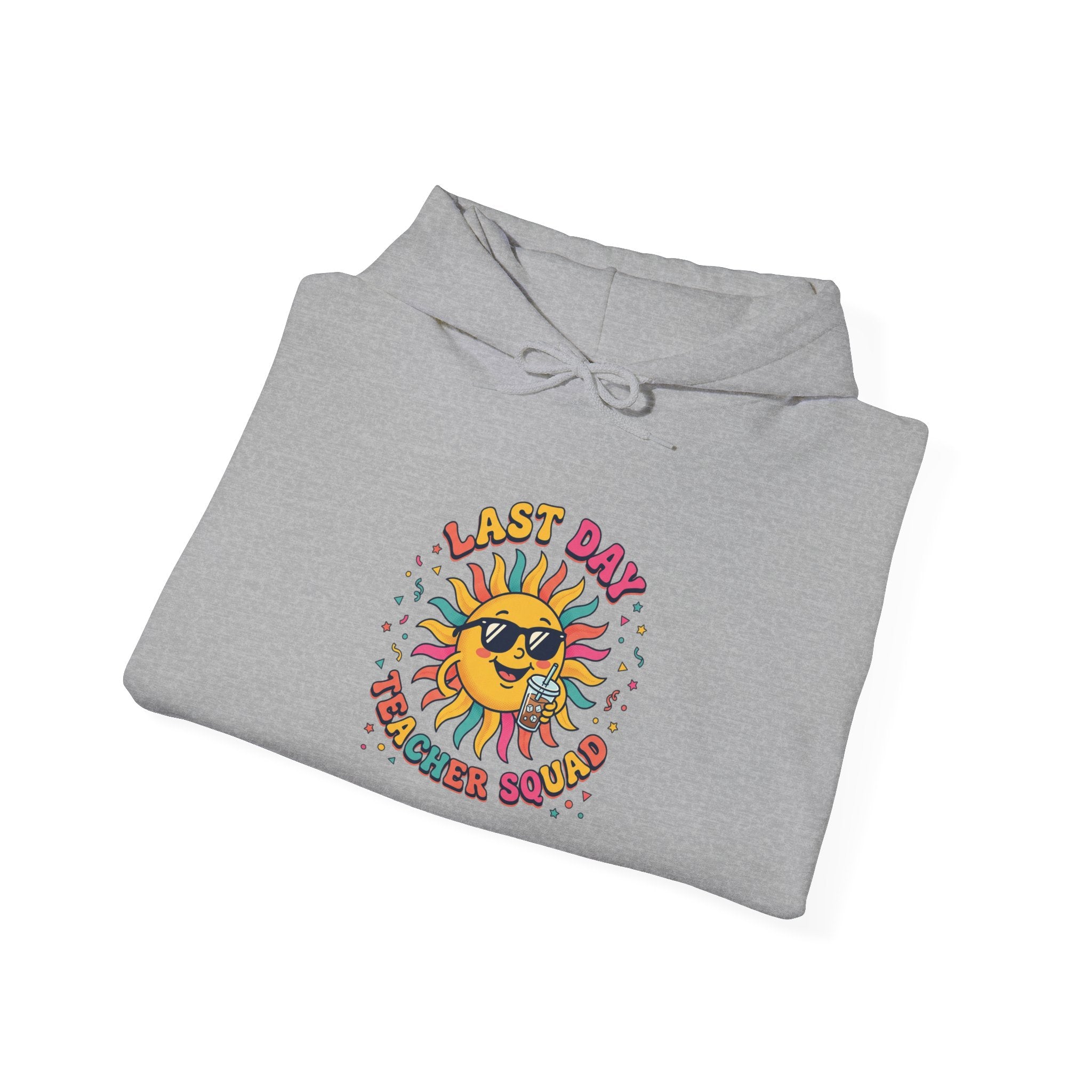 Last Day of School Sunburst Hoodie | teacher summer, school’s out