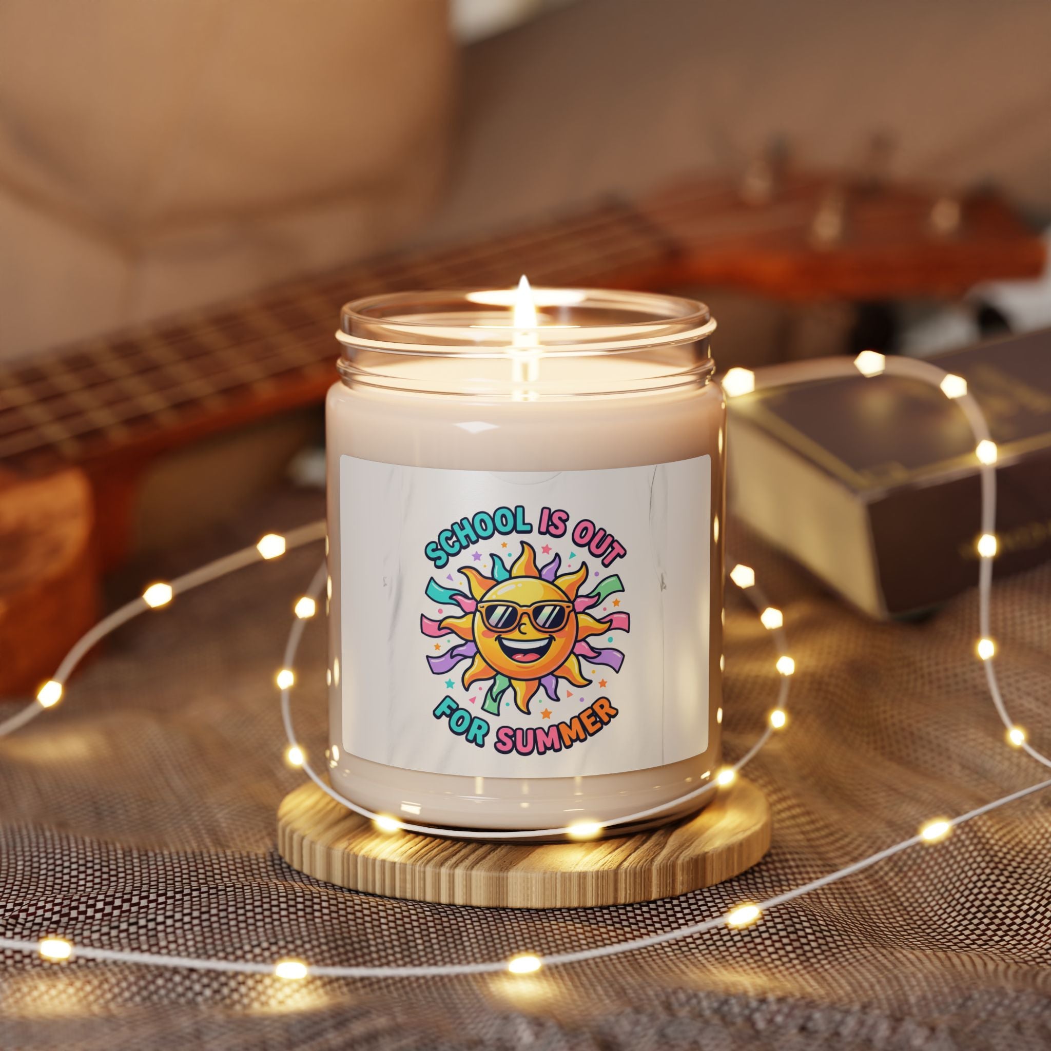 School Is Out Sun Candle, 9oz Soy | Last Day of School, Teacher Summer