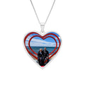 Magellan's Heart, The Custom Heart Keepsake--Personalized Heart Photo Necklace, Romantic Gift for Her
