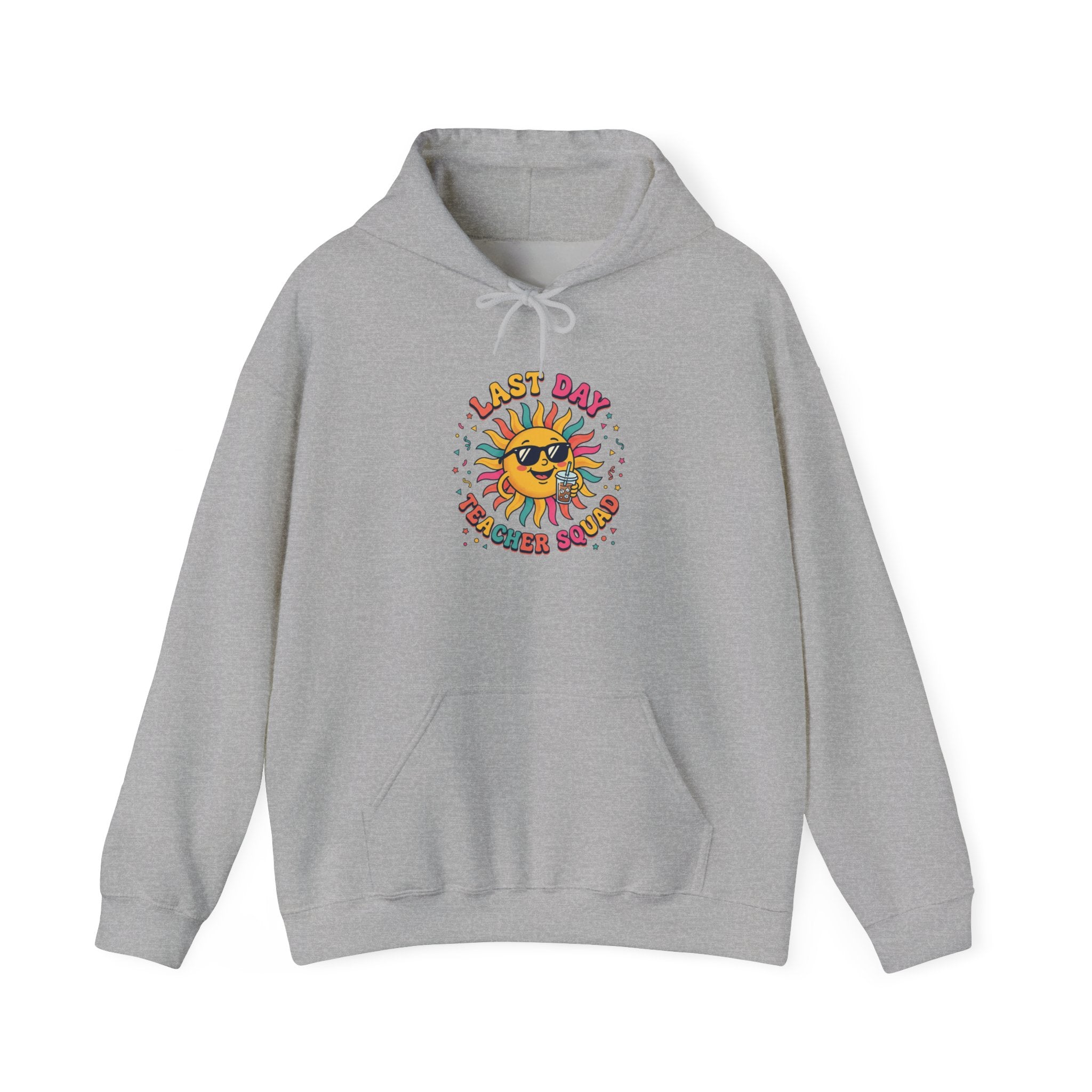 Last Day of School Sunburst Hoodie | teacher summer, school’s out