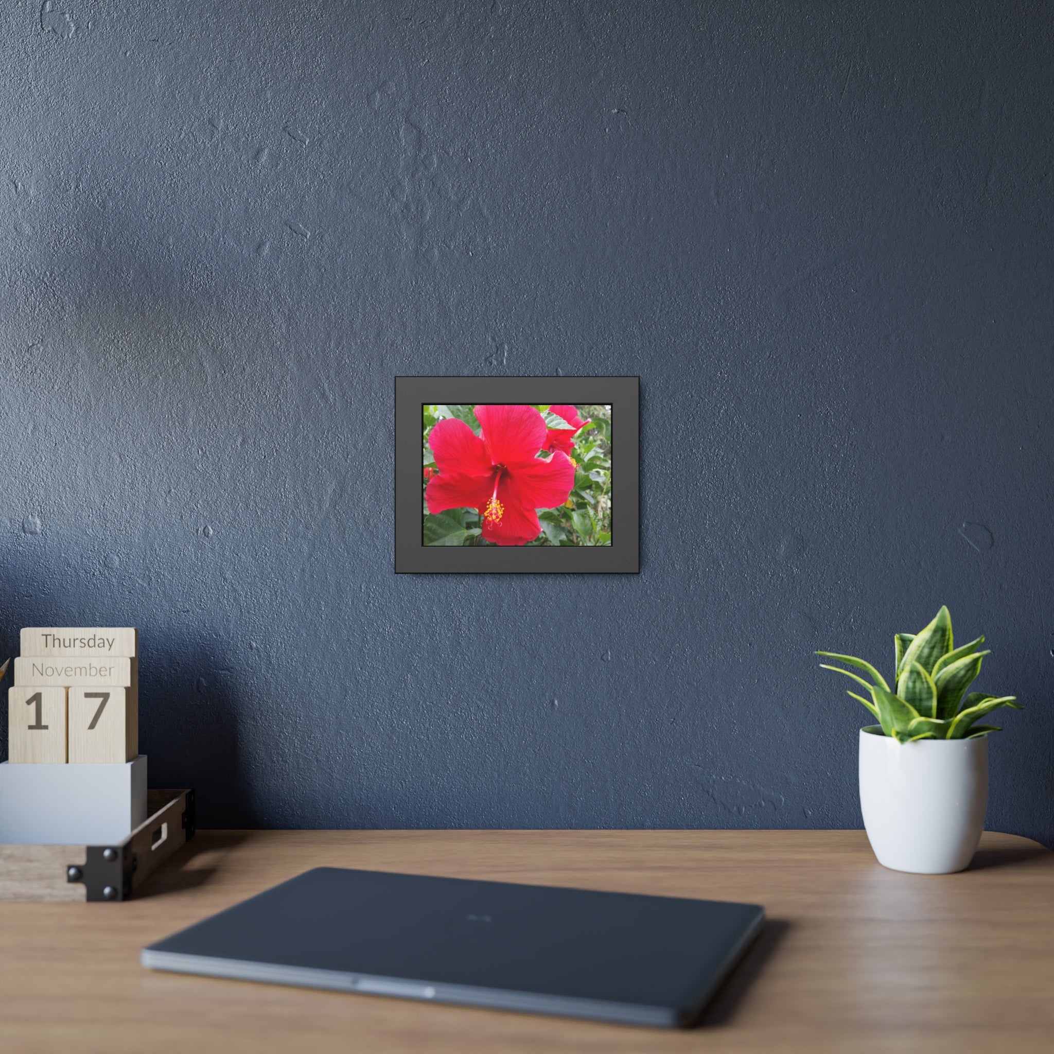 The Southern Flame —Red Hibiscus Wall Art