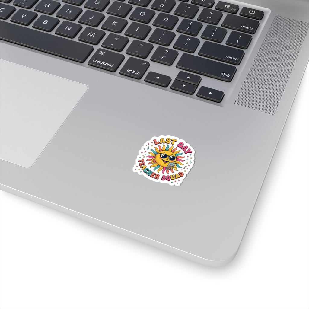 Last Day Teacher Squad Sticker | school’s out, teacher summer