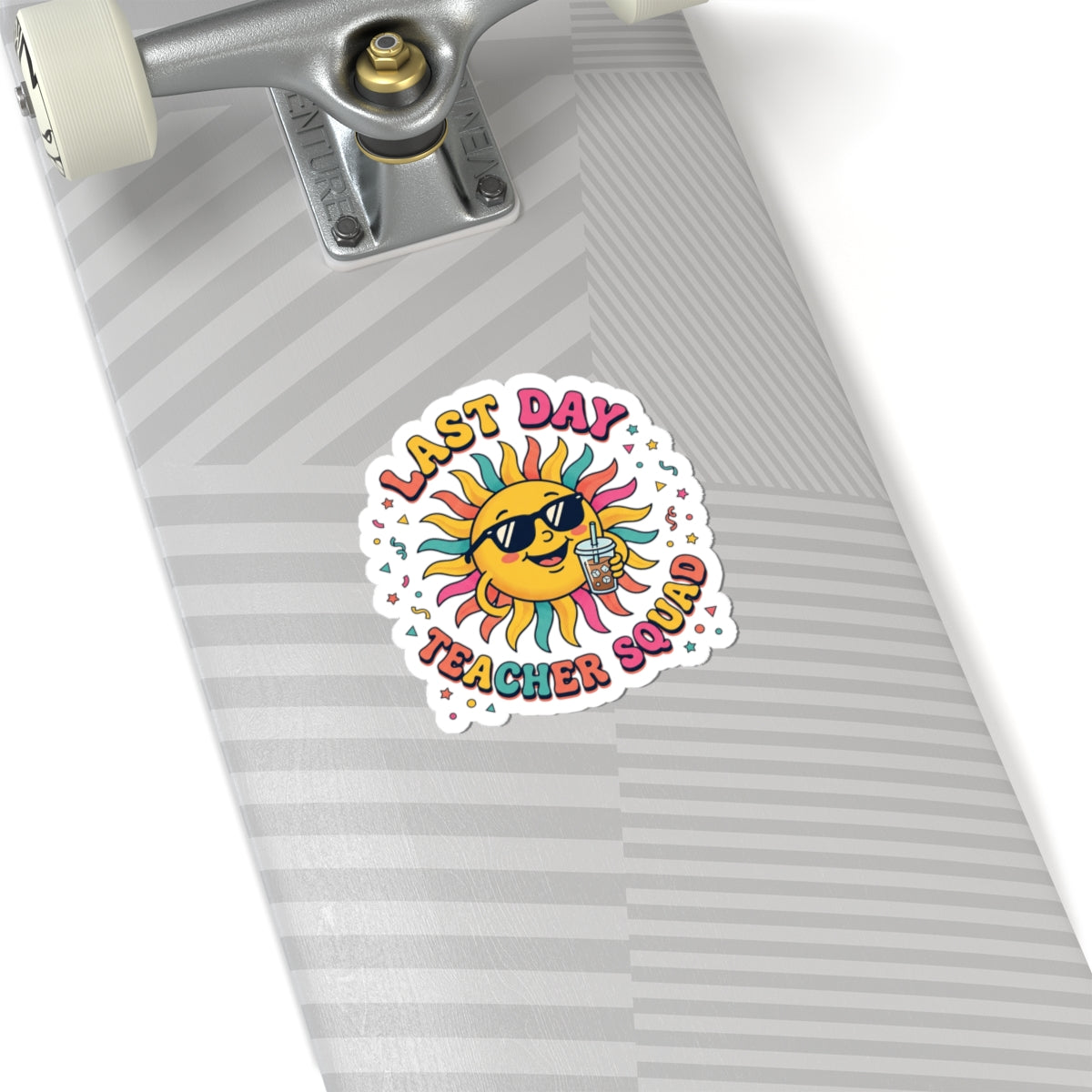 Last Day Teacher Squad Sticker | school’s out, teacher summer