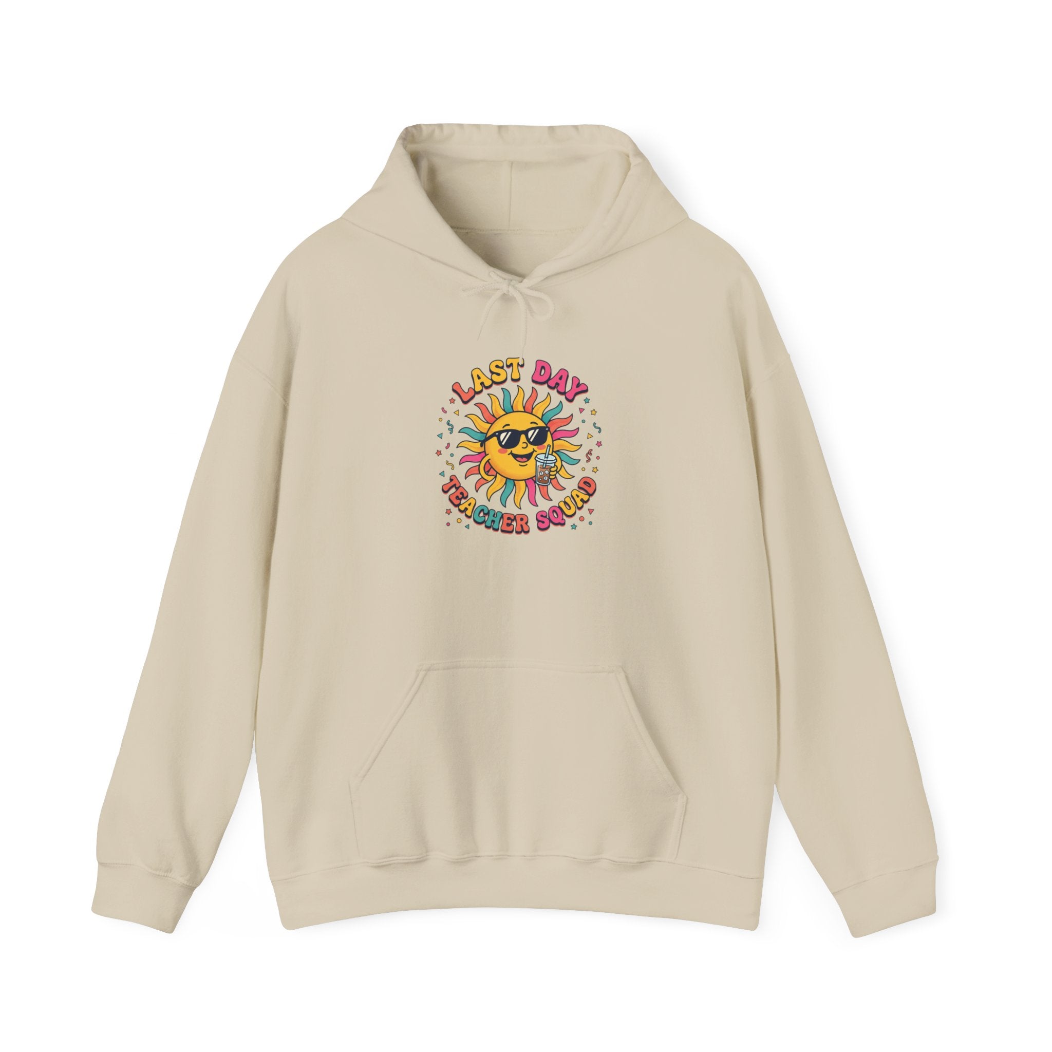 Last Day of School Sunburst Hoodie | teacher summer, school’s out