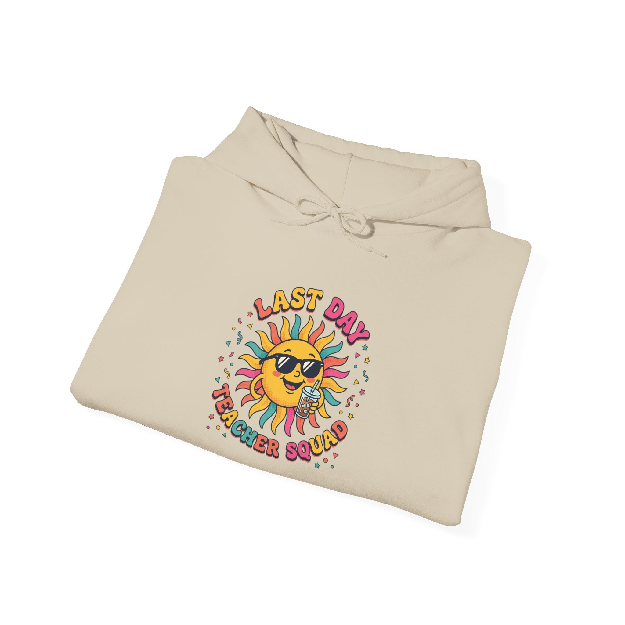 Last Day of School Sunburst Hoodie | teacher summer, school’s out