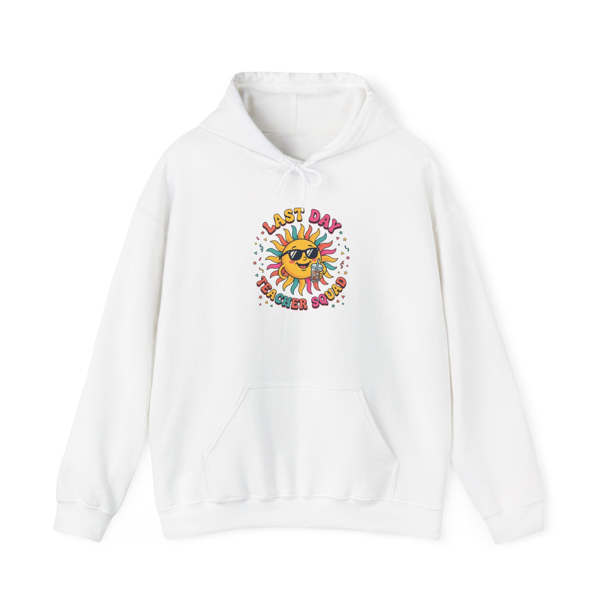 Last Day of School Sunburst Hoodie | teacher summer, school’s out