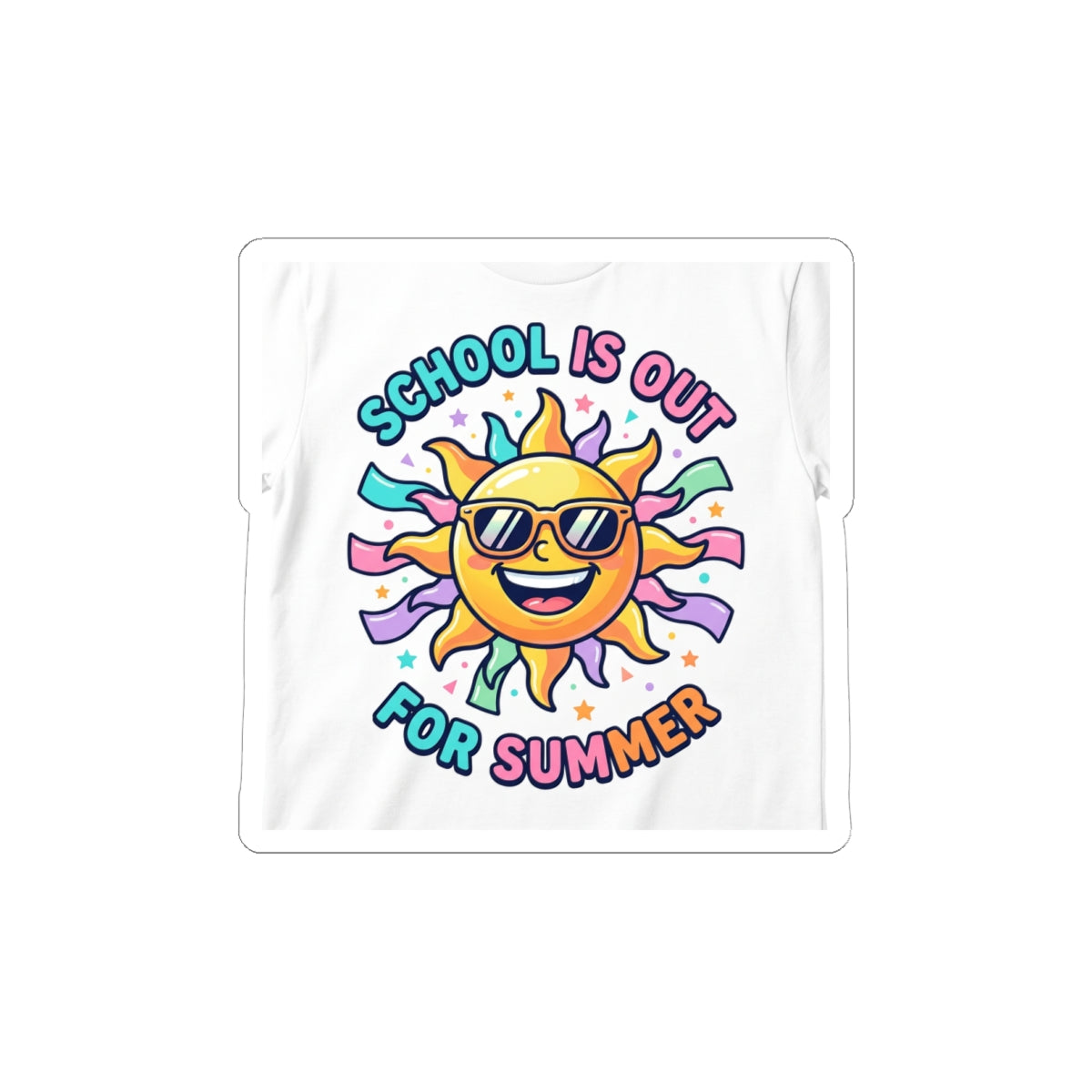 School Is Out for Summer Kiss-Cut Stickers | teacher summer, school's out