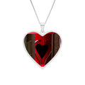 Porta del Cuore (Door of the Heart) - Personalized Heart Photo Necklace, Romantic Gift for Her